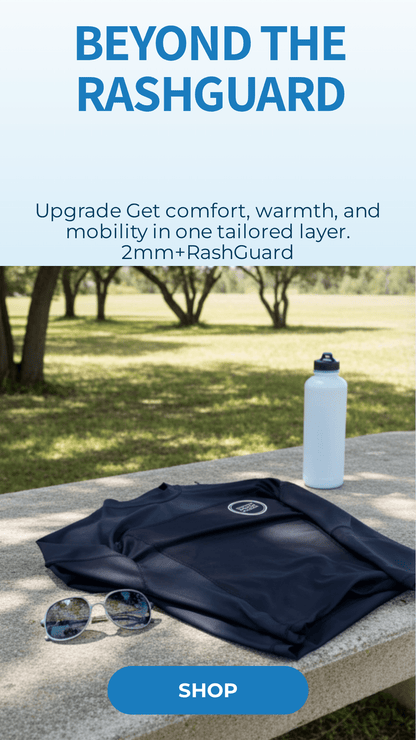 HawaiianSouthShore Hybrid Wet/RashGuard Ltd. (Small - XXLarge) Black - Must - Have for Surfers