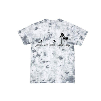 HawaiianSouthShore Kids T-Shirt Car & Palm 2 Made in Hawaii (XSmall-Large) Silver - Must-Have for Surfers