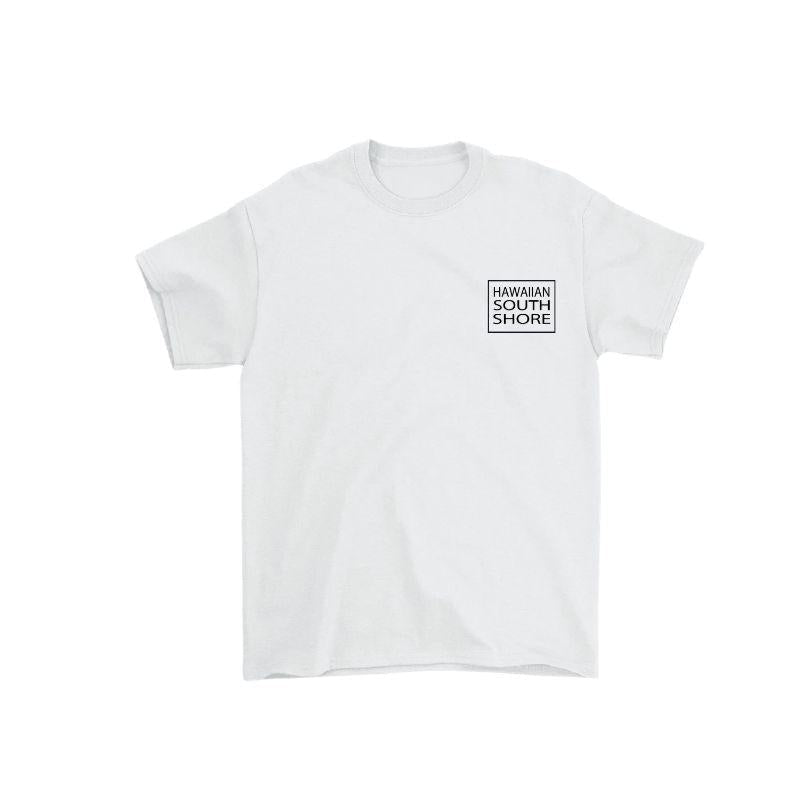 HawaiianSouthShore Kids T-Shirt SURFPOINT Made in Hawaii (XSmall-Large) White - Must-Have for Surfers