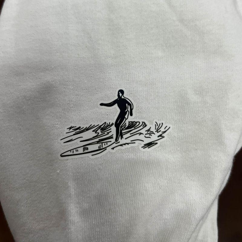 HawaiianSouthShore Long Sleeve T-Shirt Surf Supply (Small - XLarge) White - Must - Have for Surfers