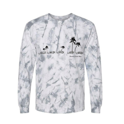Hawaiian South Shore Long Sleeve Tee Car and Palm