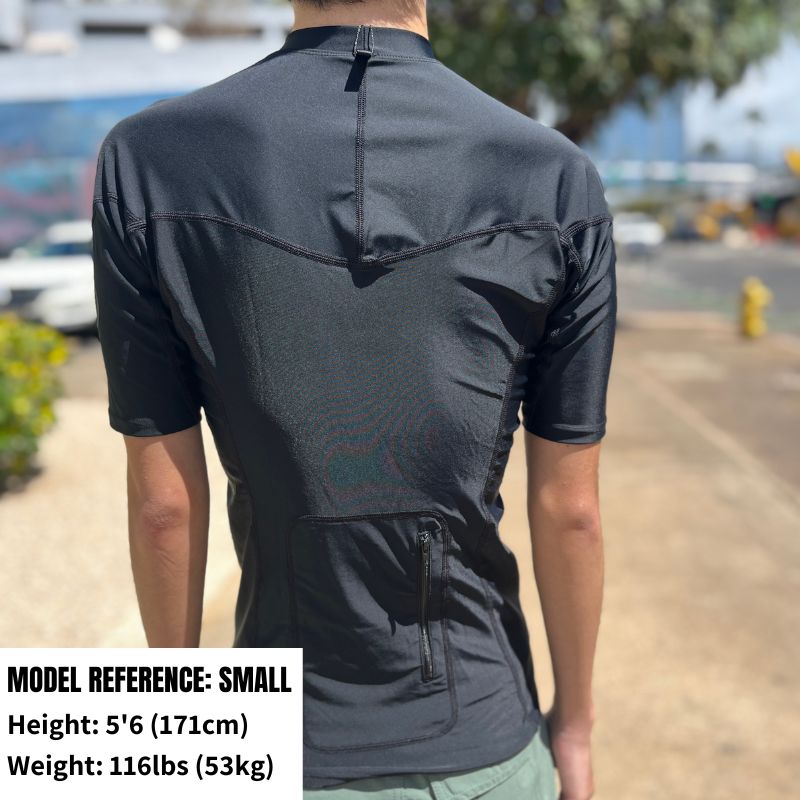 HawaiianSouthShore Rashguard Fitted (Small - XXLarge) Short Sleeves - Must - Have for Surfers
