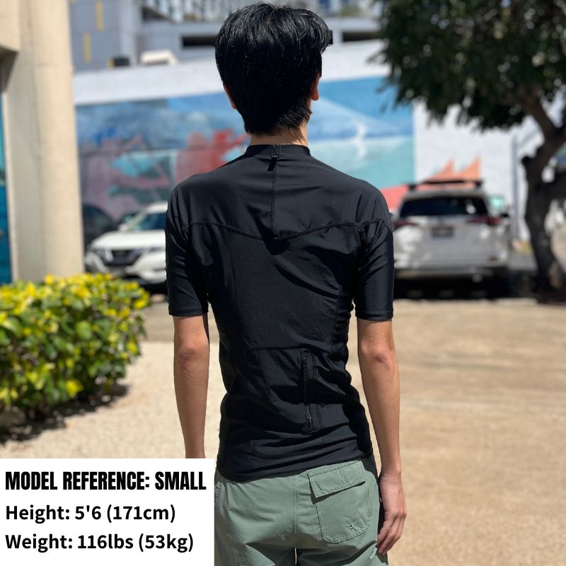 HawaiianSouthShore Rashguard Fitted (Small - XXLarge) Short Sleeves - Must - Have for Surfers