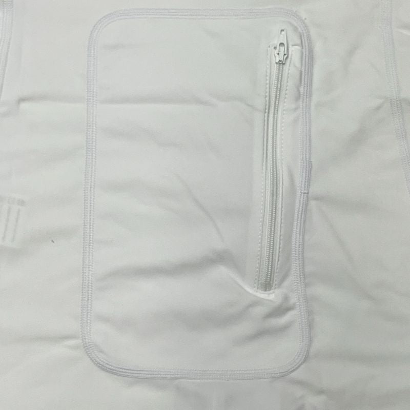 HawaiianSouthShore Rashguard Fitted (XSmall - 2XLarge) Short Sleeves White - Must - Have for Surfers