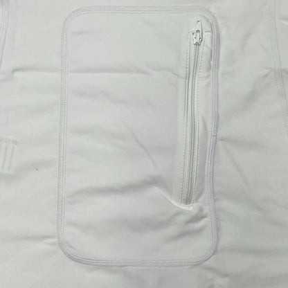 HawaiianSouthShore Rashguard Fitted (XSmall - 2XLarge) Short Sleeves White - Must - Have for Surfers