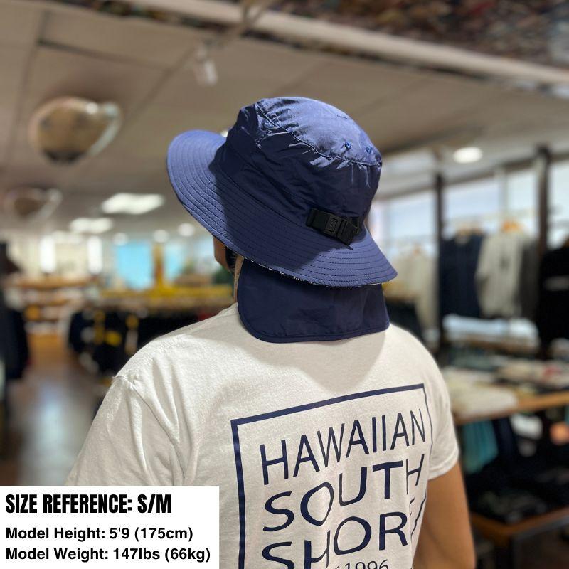 Hawaiiansouthshore Surf Hat Floral Navy - Must - Have for Surfers