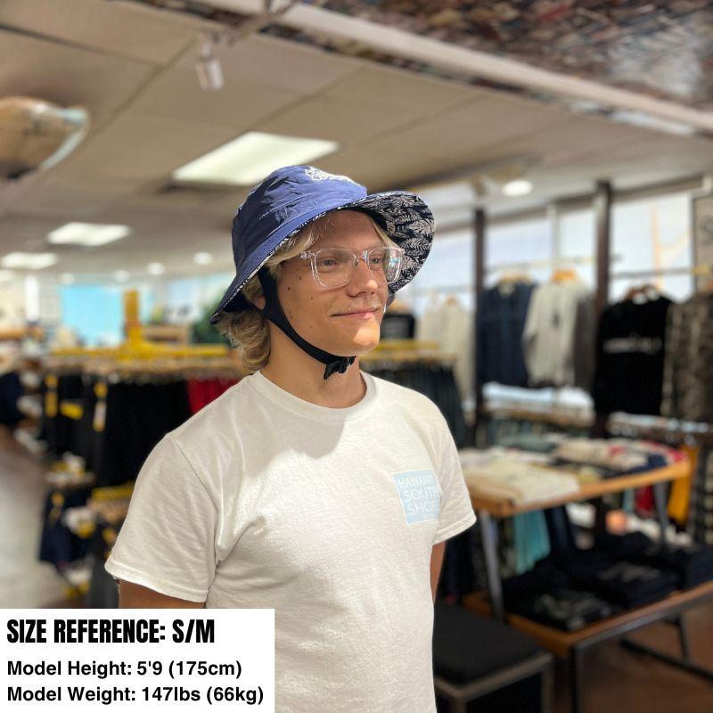 Hawaiiansouthshore Surf Hat Floral Navy - Must - Have for Surfers