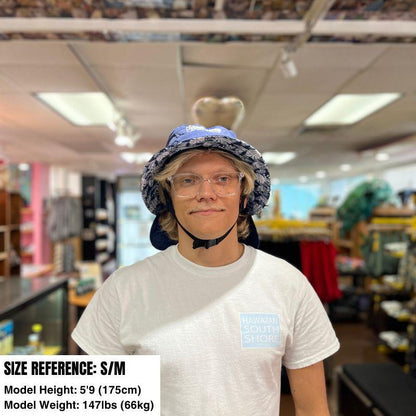 Hawaiiansouthshore Surf Hat Floral Navy - Must - Have for Surfers