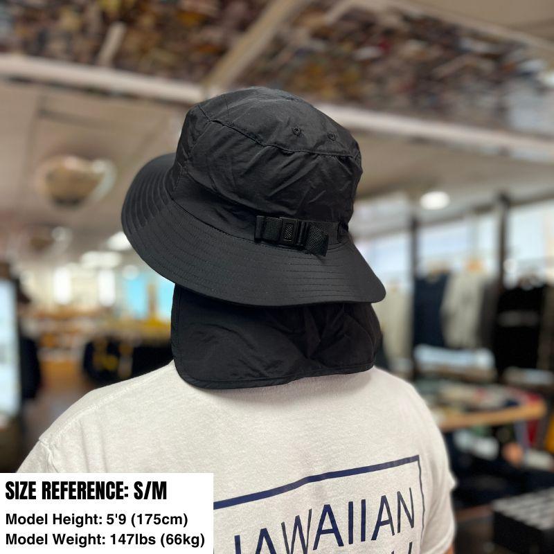 Hawaiiansouthshore Surf Hat Round Logo Black - Must - Have for Surfers