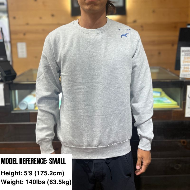 HawaiianSouthShore Sweater Tower (Small - 2XLarge) Grey - Must - Have for Surfers