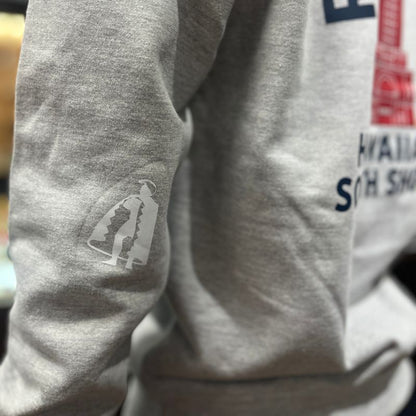 HawaiianSouthShore Sweater Tower (Small - 2XLarge) Grey - Must - Have for Surfers