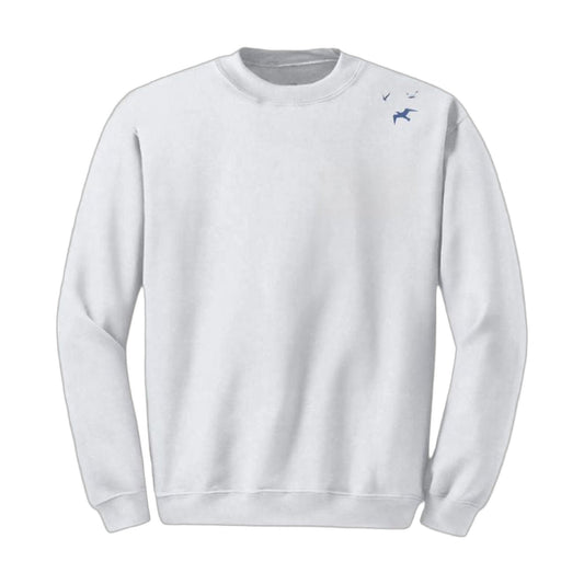 Tower Sweater in Grey, front, flat lay