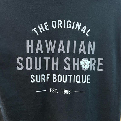 HawaiianSouthShore T-Shirt 1996 Made in Hawaii (Small-XLarge) Black Gray