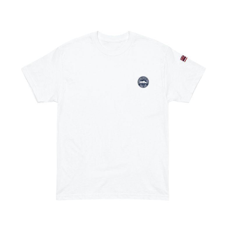HawaiianSouthShore T-Shirt CIRCLE Made in Hawaii S-XL White - Must-Have for Surfers