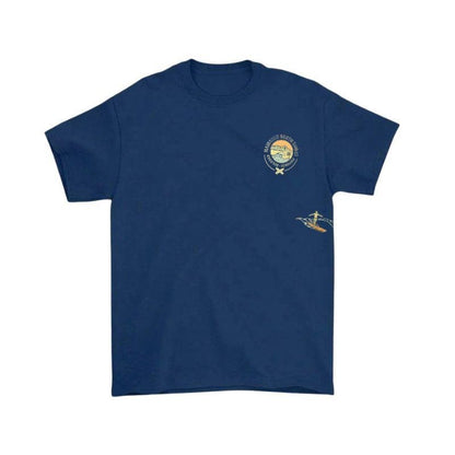 HawaiianSouthShore T-Shirt KAKAAKO Made in Hawaii S-XL Navy - Must-Have for Surfers