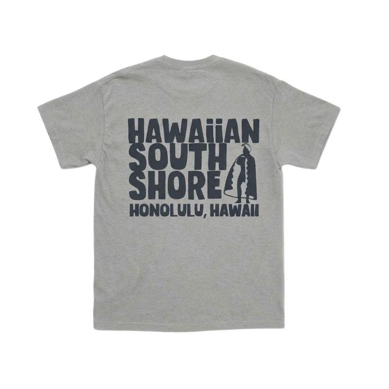 HawaiianSouthShore T-Shirt KAMEHAMEHA 2 (2XLarge) Grey - Must-Have for Surfers