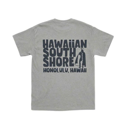 HawaiianSouthShore T-Shirt KAMEHAMEHA 2 (2XLarge) Grey - Must-Have for Surfers
