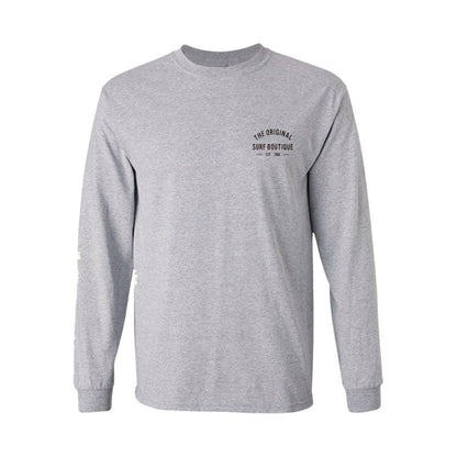HawaiianSouthShore T-Shirt Long Sleeves 1996 Made in Hawaii (Small - XLarge) Grey - Must - Have for Surfers