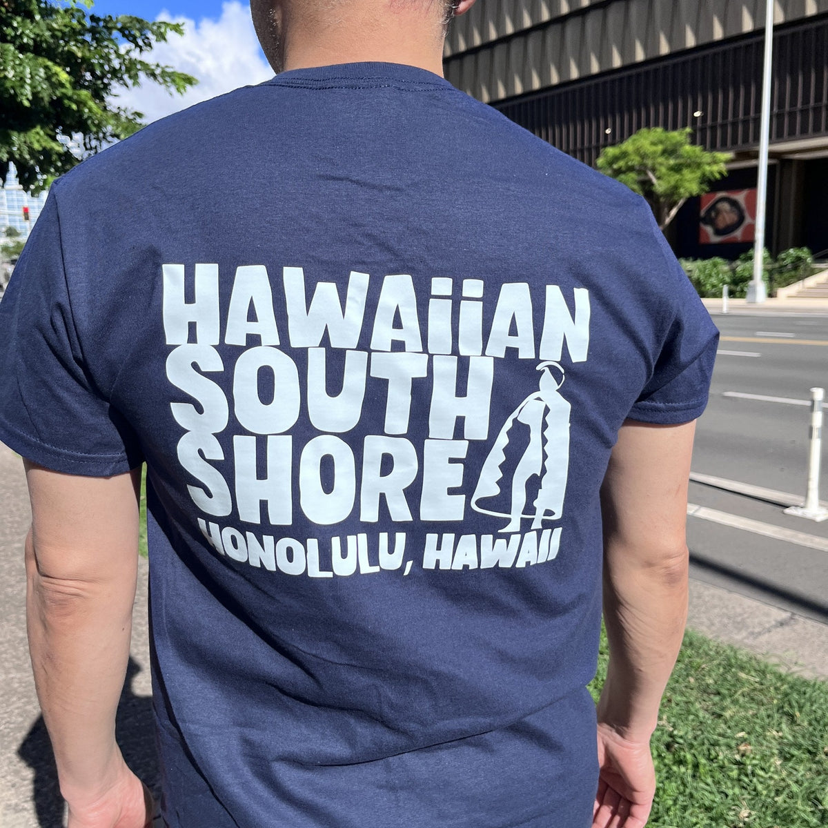 HSS T-Shirt KAMEHAMEHA 2 Navy - worn