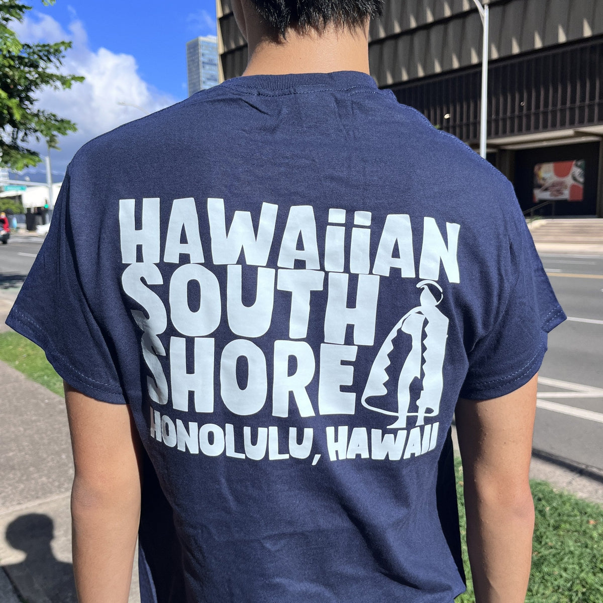 HSS T-Shirt KAMEHAMEHA 2 Navy - worn