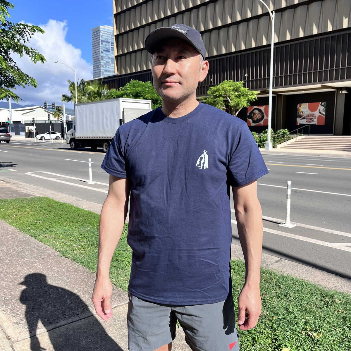 HSS T-Shirt KAMEHAMEHA 2 Navy - worn