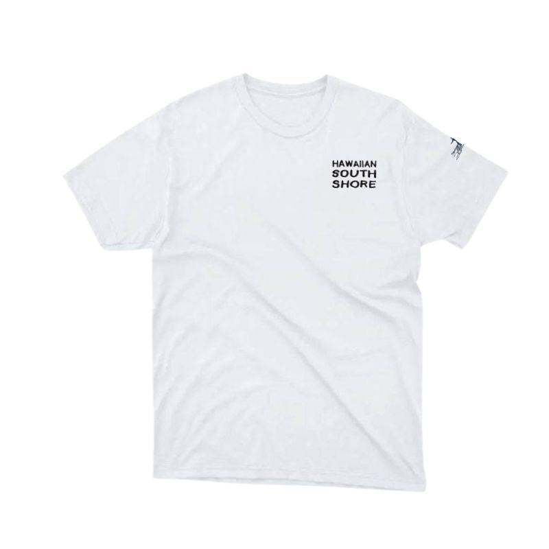 HawaiianSouthShore T-Shirt SURF SUPPLY Made in Hawaii S - 2XL White - Must - Have for Surfers