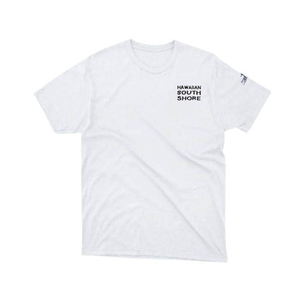 HawaiianSouthShore T-Shirt SURF SUPPLY Made in Hawaii S - 2XL White - Must - Have for Surfers