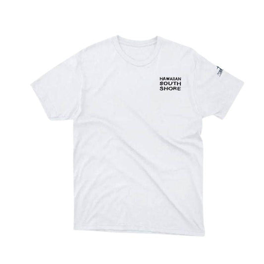 HawaiianSouthShore T-Shirt SURF SUPPLY Made in Hawaii S - 2XL White - Must - Have for Surfers