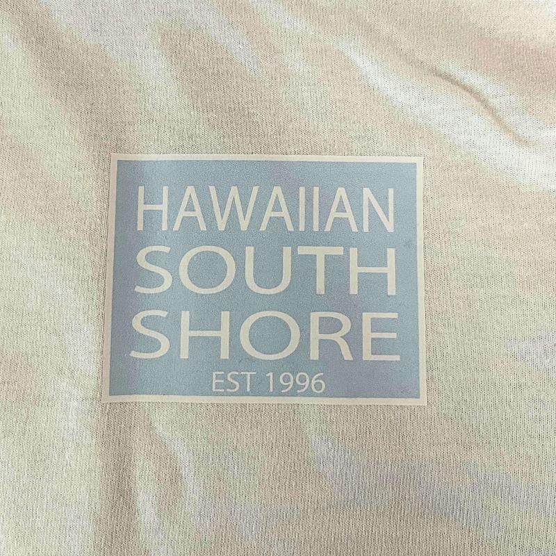 HawaiianSouthShore T-Shirt SURFPOINT 2 Made in Hawaii (Small - XXLarge) White Navy - Must - Have for Surfers