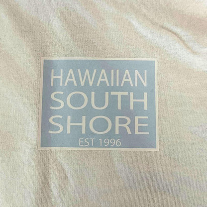HawaiianSouthShore T-Shirt SURFPOINT 2 Made in Hawaii (Small - XXLarge) White Navy - Must - Have for Surfers