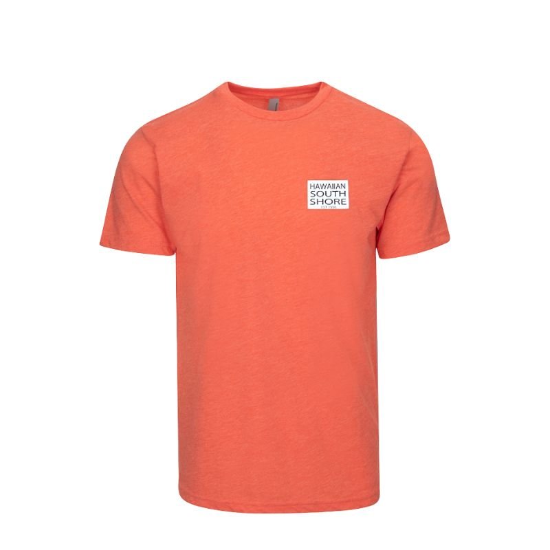 HawaiianSouthShore T-Shirt SURFPOINT Made in Hawaii (Large) Heather Orange - Must - Have for Surfers