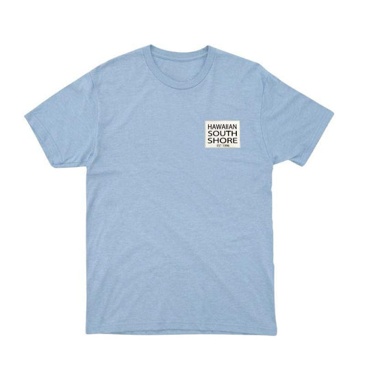 HawaiianSouthShore T-Shirt SURFPOINT Made in Hawaii (Large - Xlarge) Athletic Blue - Must - Have for Surfers