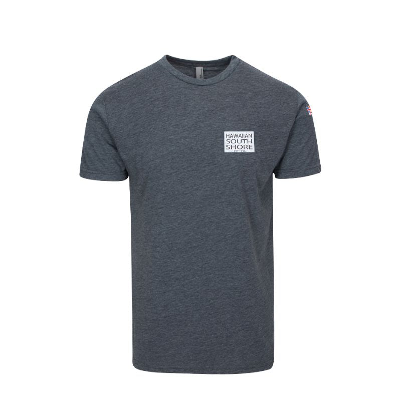 HawaiianSouthShore T-Shirt SURFPOINT Made in Hawaii (XL) Heather Navy - Must - Have for Surfers