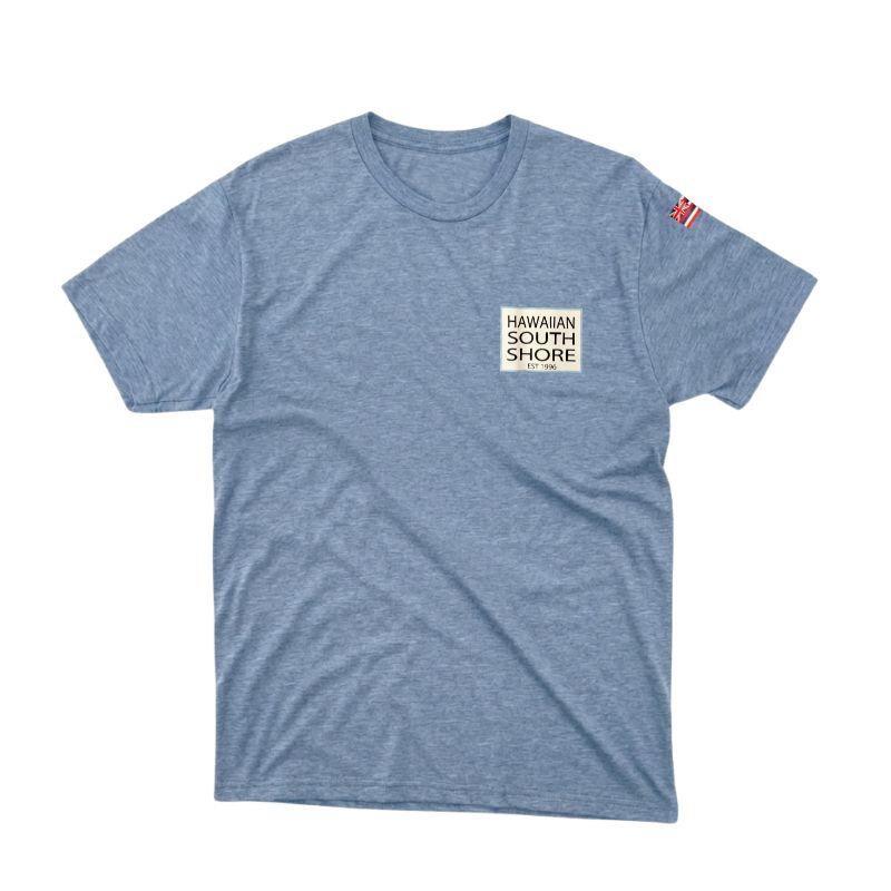 HawaiianSouthShore T-Shirt SURFPOINT Made in Hawaii (XLarge) Heather Navy - Must - Have for Surfers