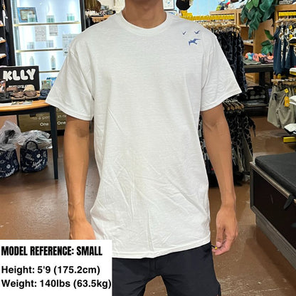 HawaiianSouthShore T-Shirt TOWER Made in Hawaii (Small - XLarge) White - Must - Have for Surfers