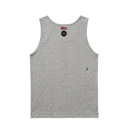HawaiianSouthShore Tank Top JAMES SURFER (Small - XLarge) Grey - Must - Have for Surfers