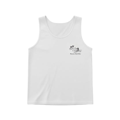 HawaiianSouthShore Tank Top Retro (Small - XXLarge) White - Must - Have for Surfers
