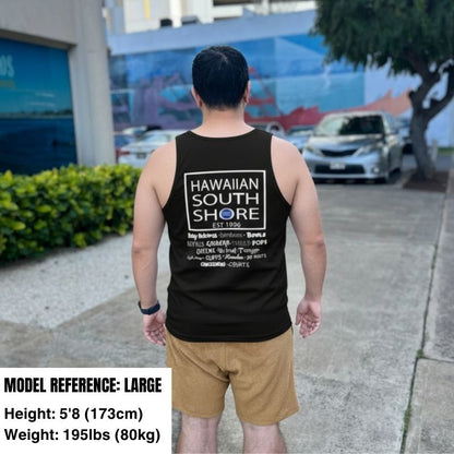 HawaiianSouthShore Tank Top Surfpoint (Small - XLarge) - Must - Have for Surfers