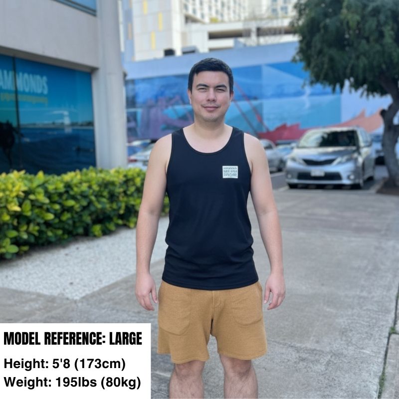 HawaiianSouthShore Tank Top Surfpoint (Small - XLarge) - Must - Have for Surfers