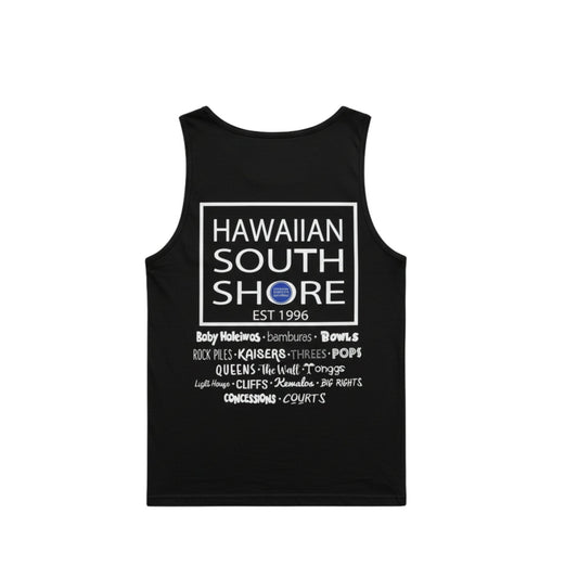 HawaiianSouthShore Tank Top Surfpoint (Small - XLarge) - Must - Have for Surfers