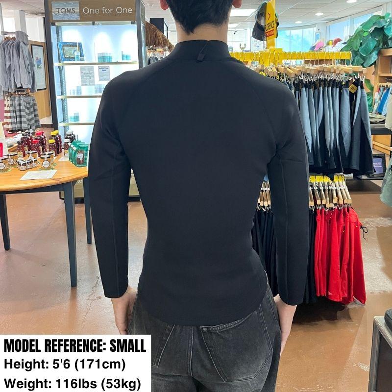 HawaiianSouthShore Wetsuit 2mm Front Zip (Small-2XLarge) Black - Must-Have for Surfers