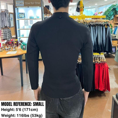 HawaiianSouthShore Wetsuit 2mm Front Zip (Small-2XLarge) Black - Must-Have for Surfers