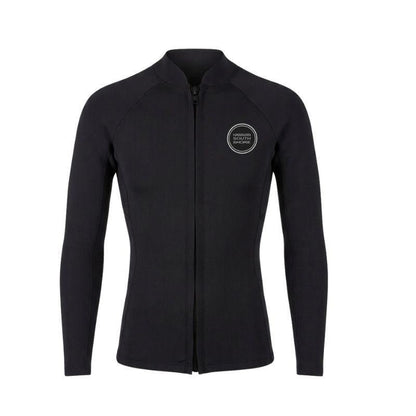 HawaiianSouthShore Wetsuit 2mm Front Zip (Small-2XLarge) Black - Must-Have for Surfers