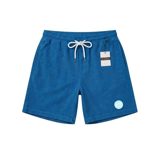 Hawaiiansouthshore X AlohaDays Walkshorts Corduroy Blue - Must-Have for Surfers