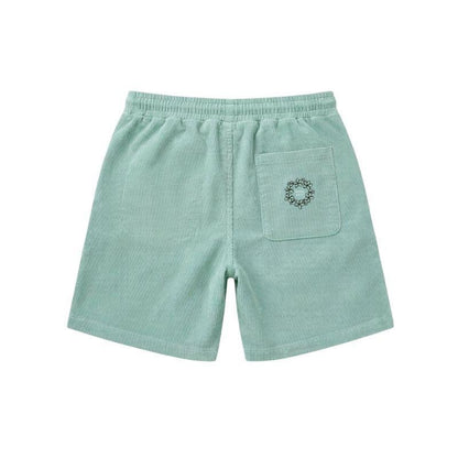 Hawaiiansouthshore X AlohaDays Walkshorts Corduroy Green - Must-Have for Surfers