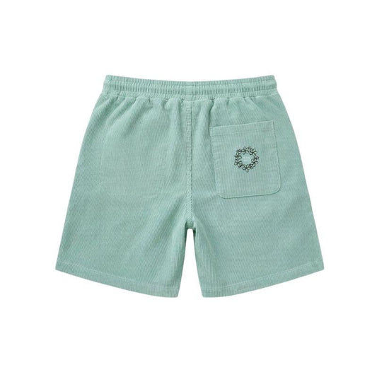 Hawaiiansouthshore X AlohaDays Walkshorts Corduroy Green - Must-Have for Surfers