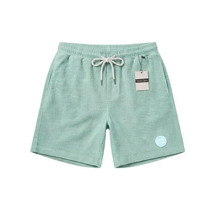Hawaiiansouthshore X AlohaDays Walkshorts Corduroy Green - Must-Have for Surfers