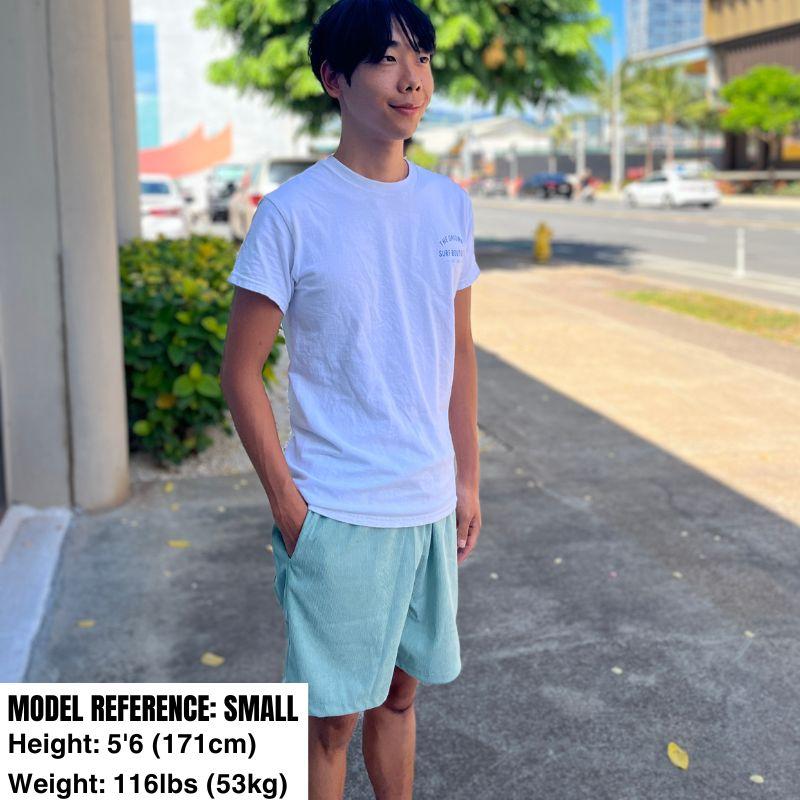 Hawaiiansouthshore X AlohaDays Walkshorts Corduroy Green - Must-Have for Surfers