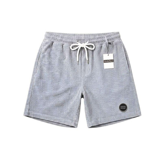 Hawaiiansouthshore X AlohaDays Walkshorts Corduroy Grey - Must-Have for Surfers