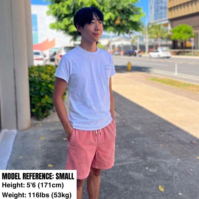 Hawaiiansouthshore X AlohaDays Walkshorts Corduroy Pink - Must-Have for Surfers